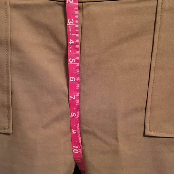 C/MEO Collective Olive Green Pants with Metal Detail - Picture 4 of 4